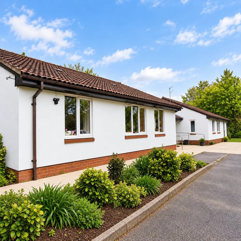 Purpose-built bungalow cluster in Exeter