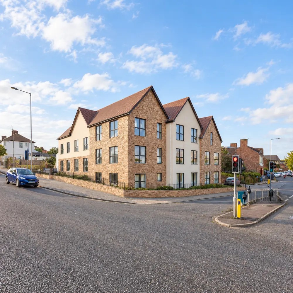 Purpose-built apartment scheme in the Wirral